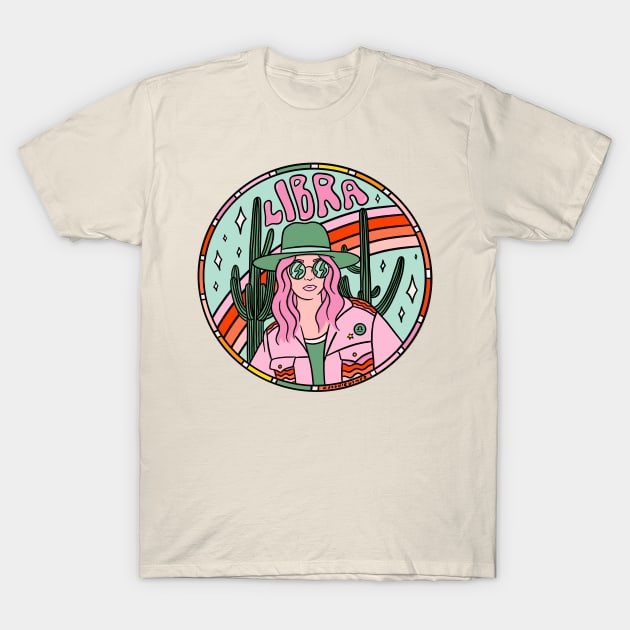 Libra Cowgirl T-Shirt by Doodle by Meg